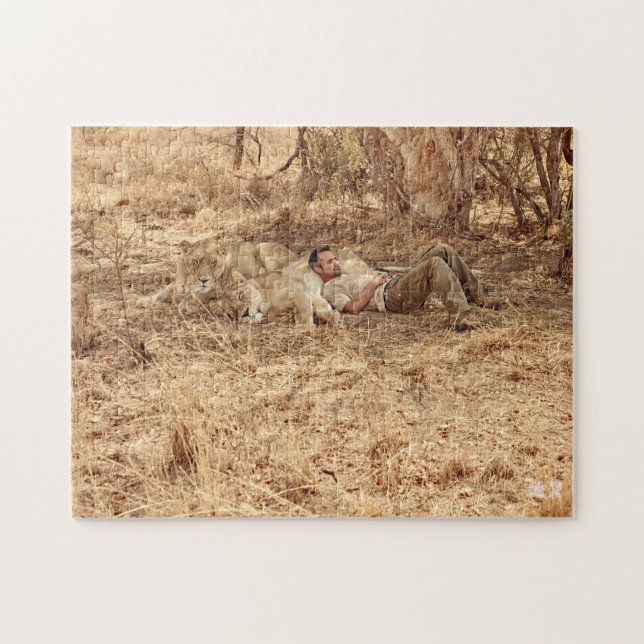 Puzzle de Whisperer de lion avec le sac de cadeau (Horizontal)
