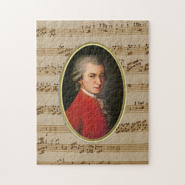 Puzzle de Wolfgang Amadeus Mozart (Vertical)