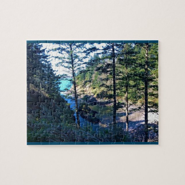 Puzzle Dead Man's Cove, Cape Disappointment, Washington (Horizontal)