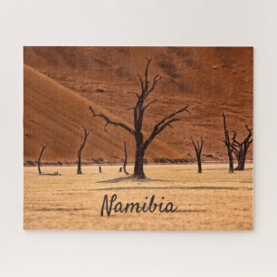 Puzzle Dead Vlei Namibie photo de paysage avec texte
