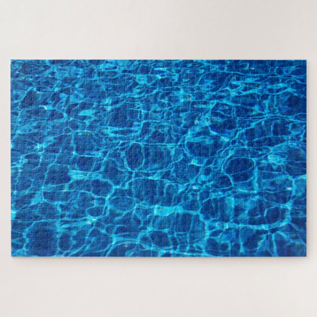 Puzzle d'eau de la piscine bleue (Horizontal)