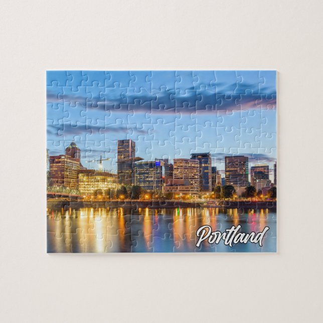 Puzzle Début de soirée à Portland, Oregon (Horizontal)