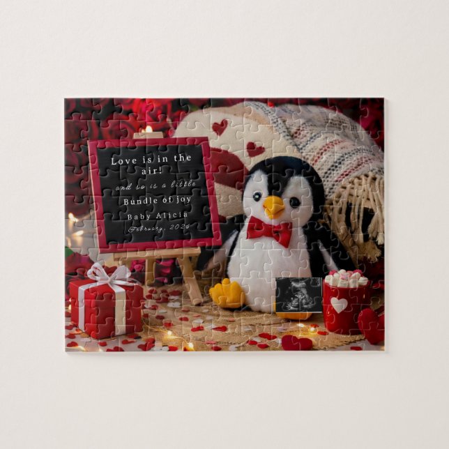 Puzzle Déclaration de grossesse romantique pour la Saint- (Horizontal)
