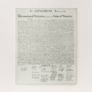 Puzzle Déclaration d'indépendance, États-Unis,