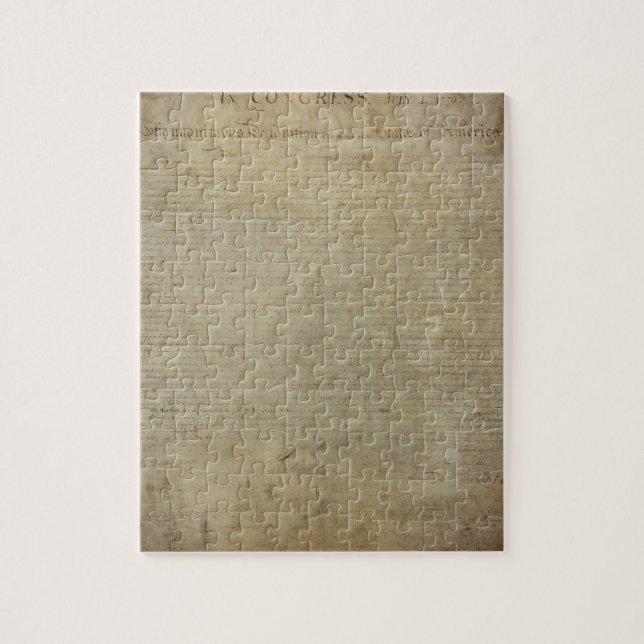 Puzzle Déclaration d'indépendance originale (Vertical)
