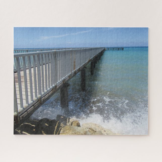 Puzzle Déclencher des vagues sur la conception des quais (Horizontal)