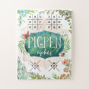 Puzzle Décodez votre message avec le pher Pigpen