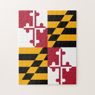 Puzzle Décor couleur drapeau de l'état du Maryland