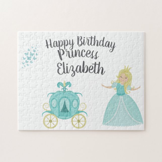 Puzzle Décor de fête d'anniversaire de la princesse Cendr (Horizontal)