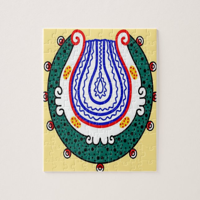 Puzzle décoratif africain (Vertical)