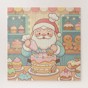 Puzzle Décoration de gâteau de la boutique sucrée du Père