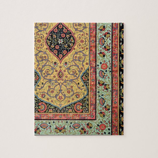 Puzzle Décoration persane, plat XXV 'd'Orn polychrome (Vertical)