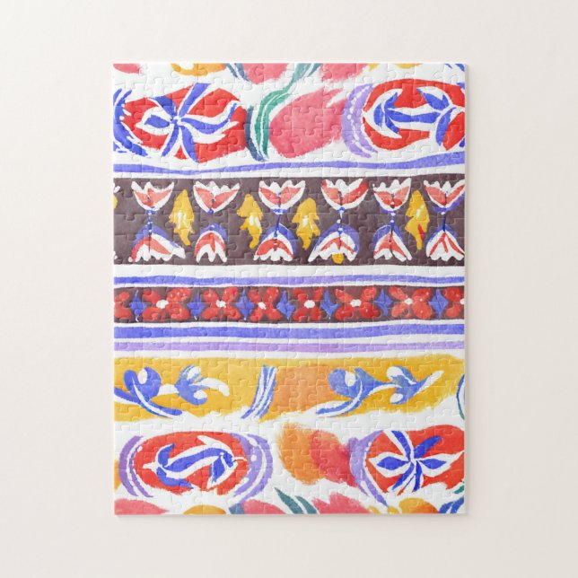 Puzzle décoration traditionnelle roumaine (Vertical)