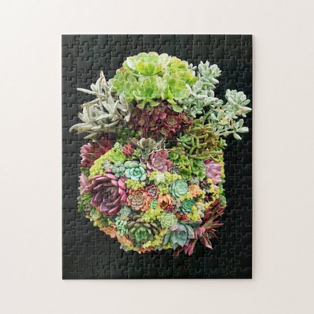 Puzzle Decorative Succulents (Vertical)