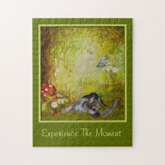 Puzzle Découvrez Le Moment Inspirationnel Citation Chiot