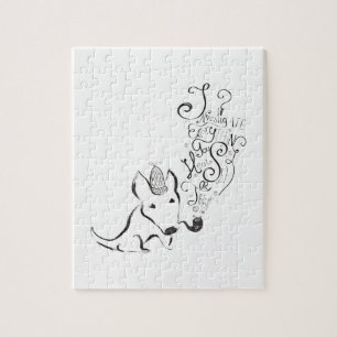 Puzzle Découvrez tout English Bull Terrier art