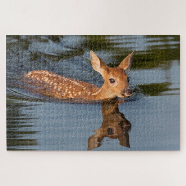 Puzzle Deer Fawn | Minnesota (Horizontal)