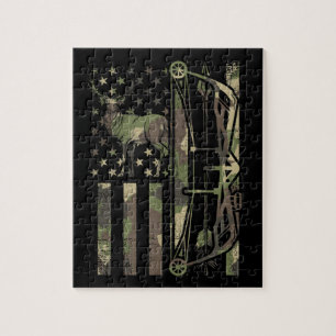 Puzzle Deer hunter bow hunting