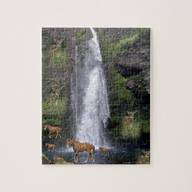 Puzzle Deer Jigsaw (Vertical)