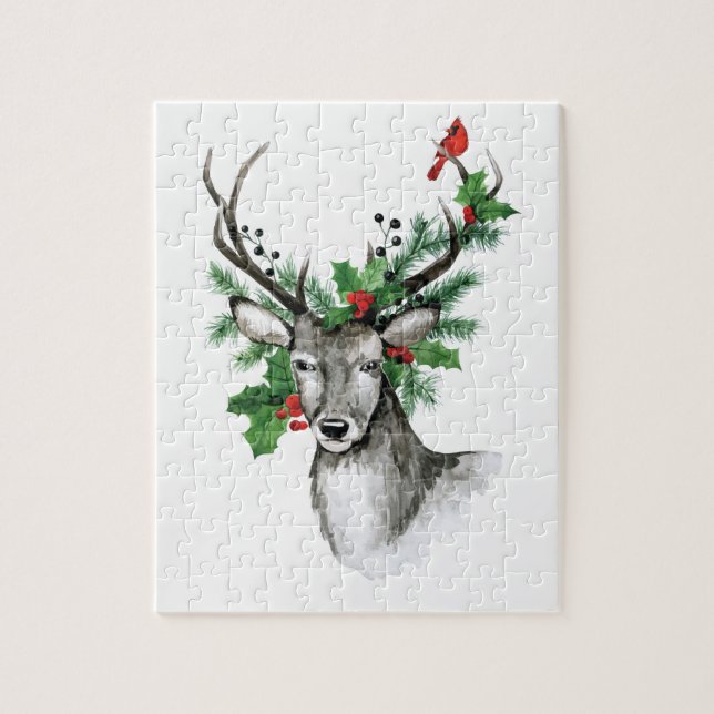 Puzzle Deer Jigsaw (Vertical)