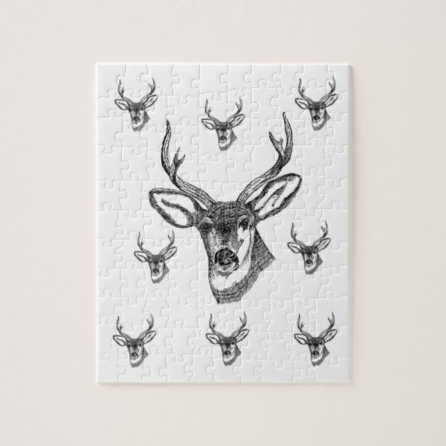 Puzzle Deer Jigsaw (Vertical)