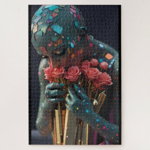 Puzzle Déesse de l'amour étouffante et décousue - Art de 