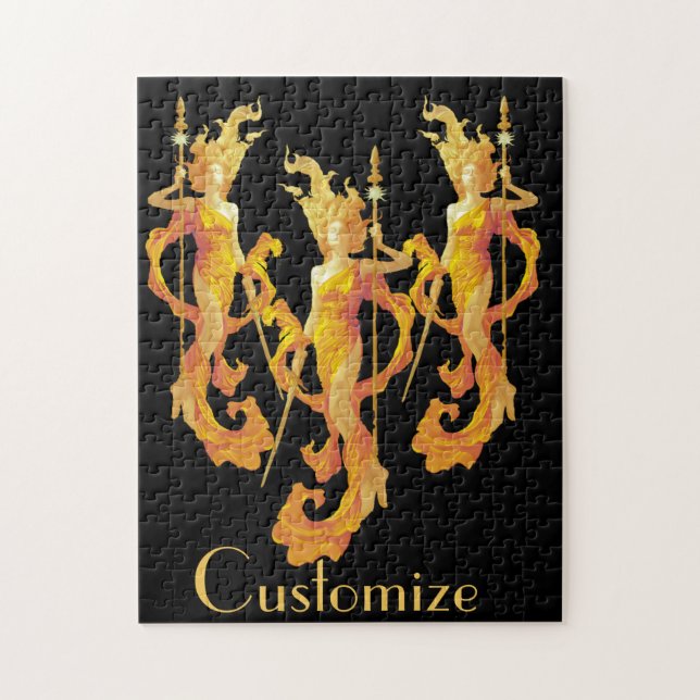 Puzzle Déesse guerrière d'or Thunder_Cove (Vertical)