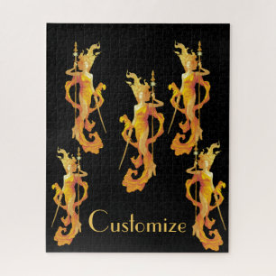 Puzzle Déesse guerrière d'or Thunder_Cove