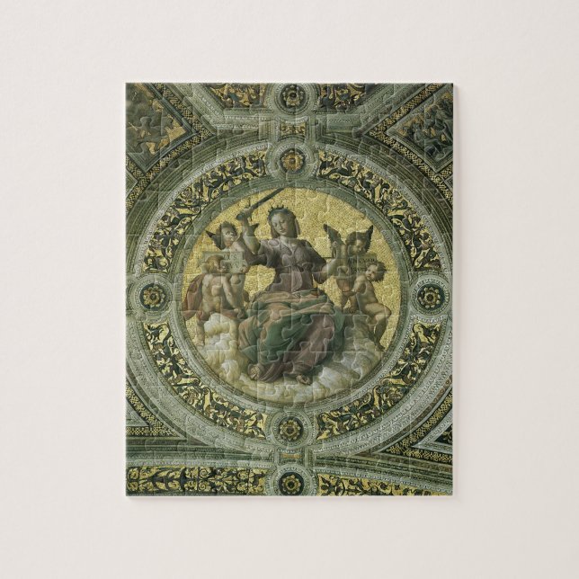 Puzzle Déesse romaine de la justice avec des anges par Ra (Vertical)