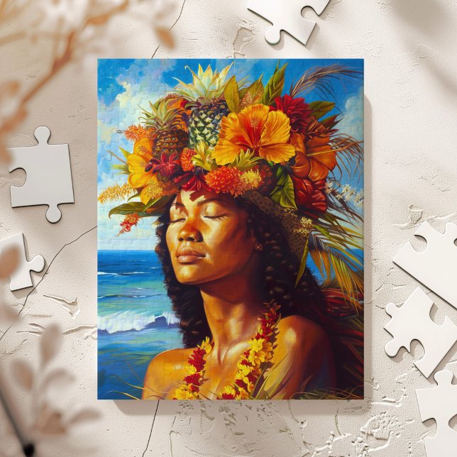 Puzzle Déesse Tropicale des Îles Hawaïennes (Créateur téléchargé)