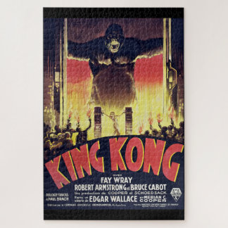 Puzzle Défi Casse-tête King Kong Style Vintage