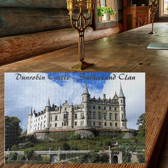 Puzzle Défi Dunrobin Castle, Sutherland Clan, (Créateur téléchargé)