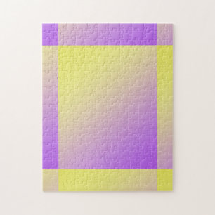 Puzzle Dégradé Abstrait Jaune à Violet