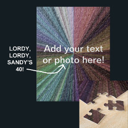 Puzzle Dégradé circulaire Terre arc-en-ciel