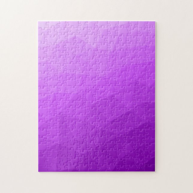 Puzzle Dégradé de lavande violette à motif de maille géom (Vertical)