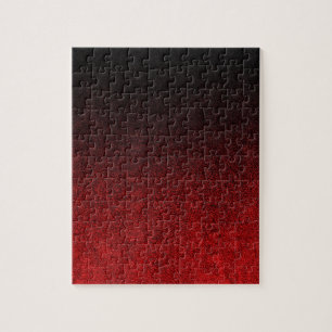 Puzzle Dégradé de Parties scintillant rouge et noire