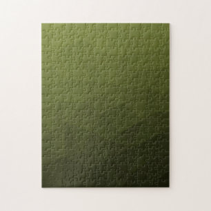 Puzzle Dégradé de vert olive de l'armée à motif géométriq