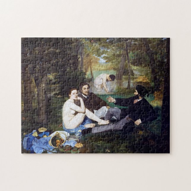 Puzzle Déjeuner sur l'herbe, Manet (Horizontal)