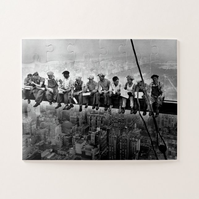 Puzzle Déjeuner Sur Un Gratte-Ciel C1932 New York (Horizontal)