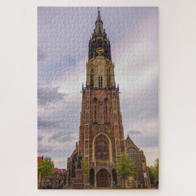 Puzzle Delft New Church, Pays-Bas (Vertical)