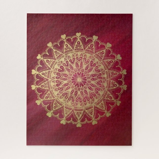 Puzzle Delicate Love Mandala (Vertical)