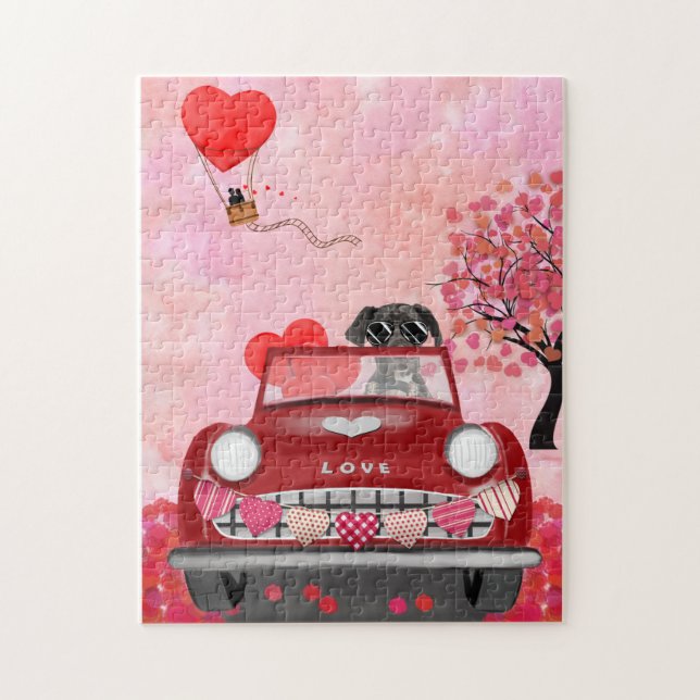 Puzzle Délice de la Saint-Valentin pour Grand Danois (Vertical)