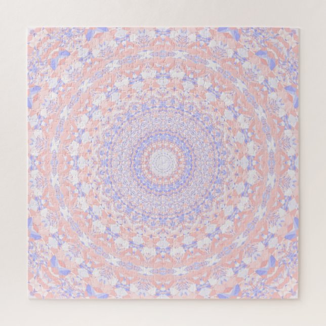 Puzzle Délicieuse Mandala Abstraite Pastel (Vertical)