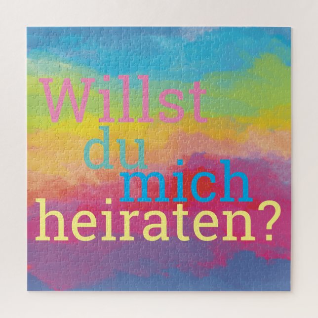 Puzzle Demande en mariage (Vertical)