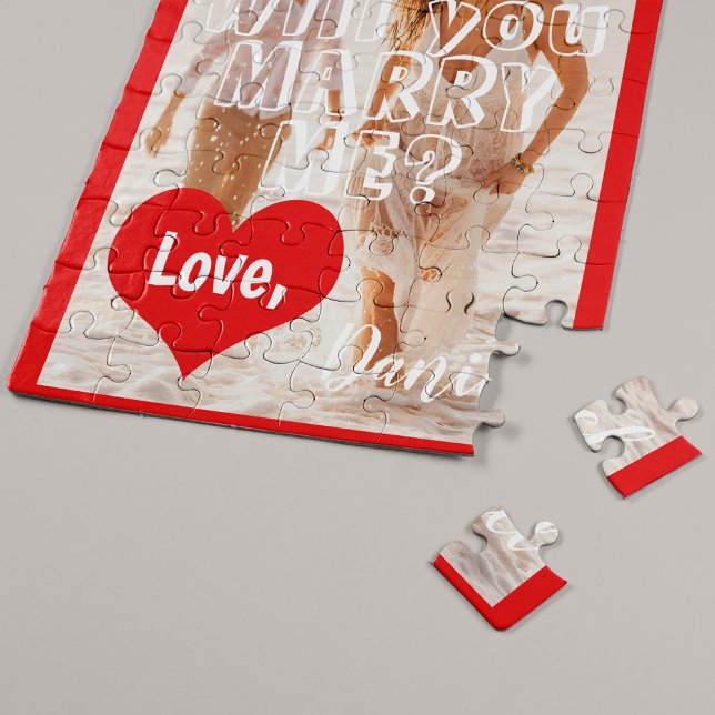 Puzzle Demande en mariage veuillez m'épouser votre photo (Créateur téléchargé)