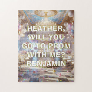 Puzzle Demande romantique pour le bal   Viens au bal avec