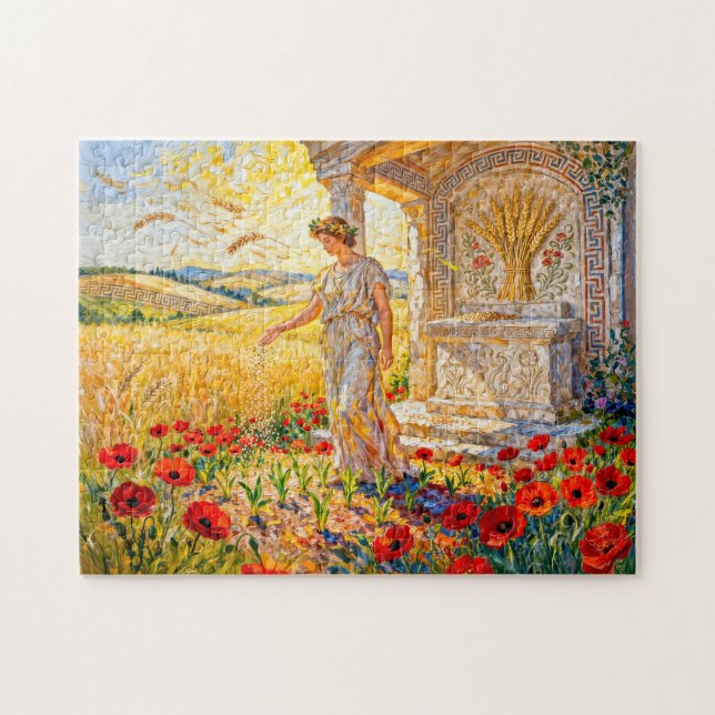 Puzzle Demeter semant du grain près d'un autel de champ p (Horizontal)