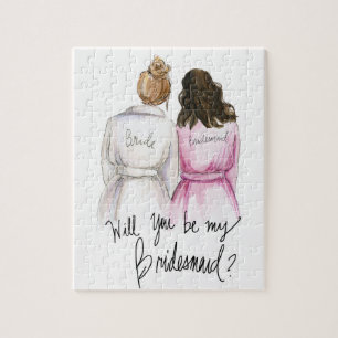 Puzzle Demoiselle d'honneur ? Le Br de jeune mariée de