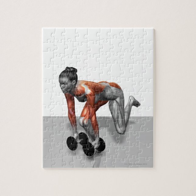 Puzzle Démontage à une seule jambe de Dumbbell (Vertical)