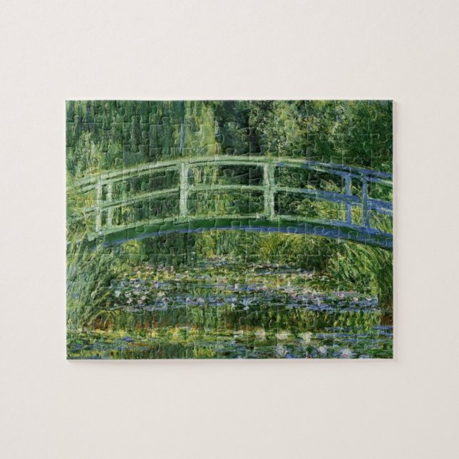 Puzzle denteux 8x10 de l'étang 1897 de nénuphar de (Horizontal)